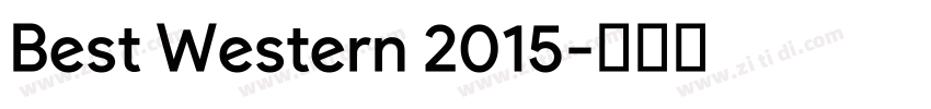 Best Western 2015字体转换